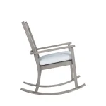 Club Wrought Aluminum Outdoor Slatted Rocker - Image 4