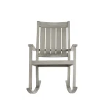 Club Wrought Aluminum Outdoor Slatted Rocker - Image 5