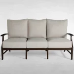 Croquet Cast Aluminum Outdoor Sofa - Image 14