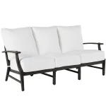 Croquet Cast Aluminum Outdoor Sofa - Image 8