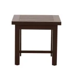 Club Aluminum Square Outdoor End Table - Image 18