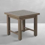 Club Aluminum Square Outdoor End Table - Image 14