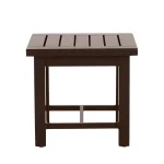 Club Aluminum Square Outdoor End Table - Image 6