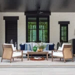 Club Aluminum Square Outdoor End Table - Image 4