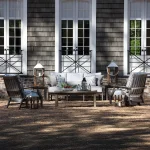 Croquet Wrought Aluminum Outdoor Lounge Chair