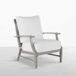 Croquet Wrought Aluminum Outdoor Lounge Chair - Image 9