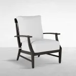 Croquet Wrought Aluminum Outdoor Lounge Chair - Image 10