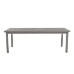 Club Aluminum Rectangle Outdoor Slatted Table - Image 18