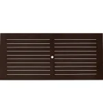 Club Aluminum Rectangle Outdoor Slatted Table - Image 16