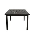 Club Aluminum Rectangle Outdoor Slatted Table - Image 13