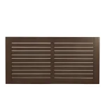 Club Aluminum Rectangle Outdoor Slatted Table - Image 3