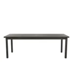 Club Aluminum Rectangle Outdoor Slatted Table - Image 4