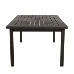 Club Aluminum Rectangle Outdoor Slatted Table - Image 20