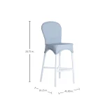Savoy N-dura Resin Wicker Outdoor Bar Stool 45 In. - Image 19