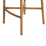 Savoy N-dura Resin Wicker Outdoor Bar Stool 45 In. - Image 6