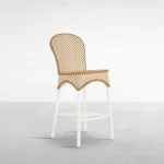 Savoy N-dura Resin Wicker Outdoor Bar Stool 45 In. - Image 5
