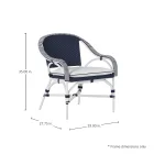 Savoy N-dura Resin Wicker Outdoor Lounge Chair