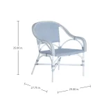 Savoy N-dura Resin Wicker Outdoor Lounge Chair - Image 14