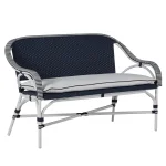 Savoy N-dura Resin Wicker Outdoor Loveseat - Image 15
