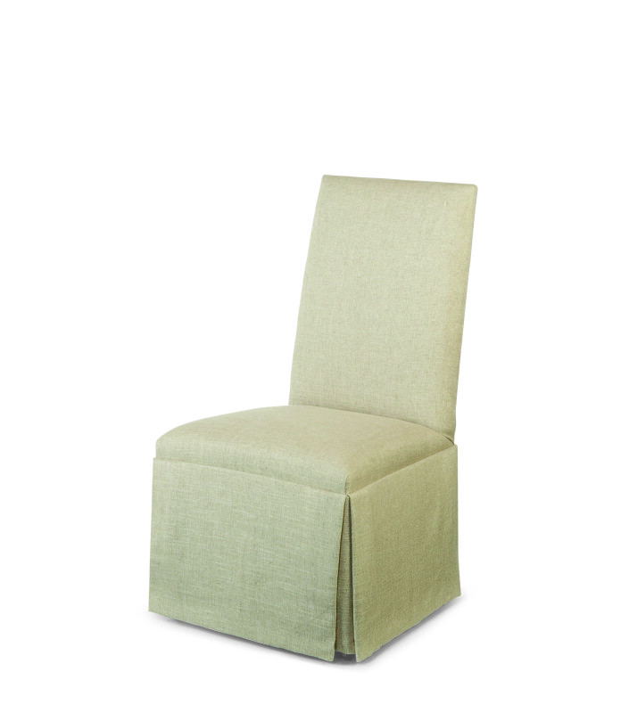 3370-1C - Hollister Strght Back/Strght Top Chair W/Casters