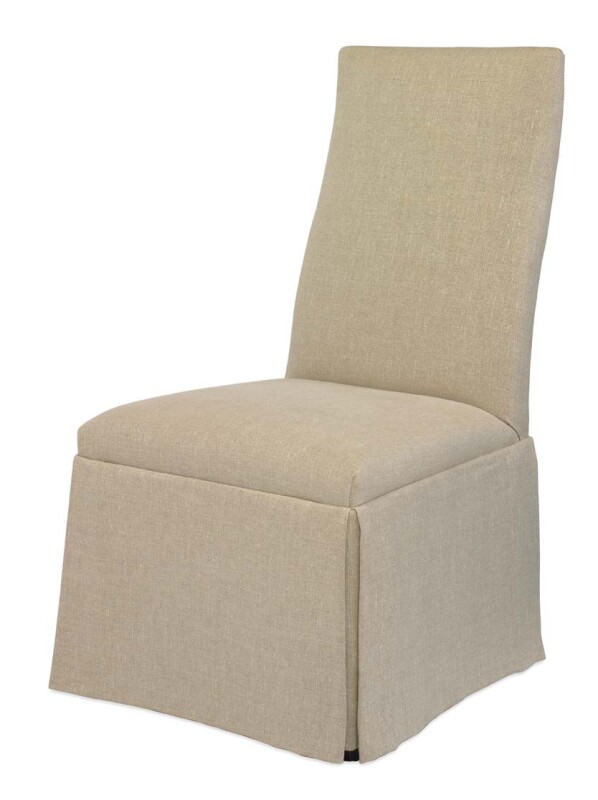 3371-1C - Chandler Curved Back With Straight Top Chair With Casters