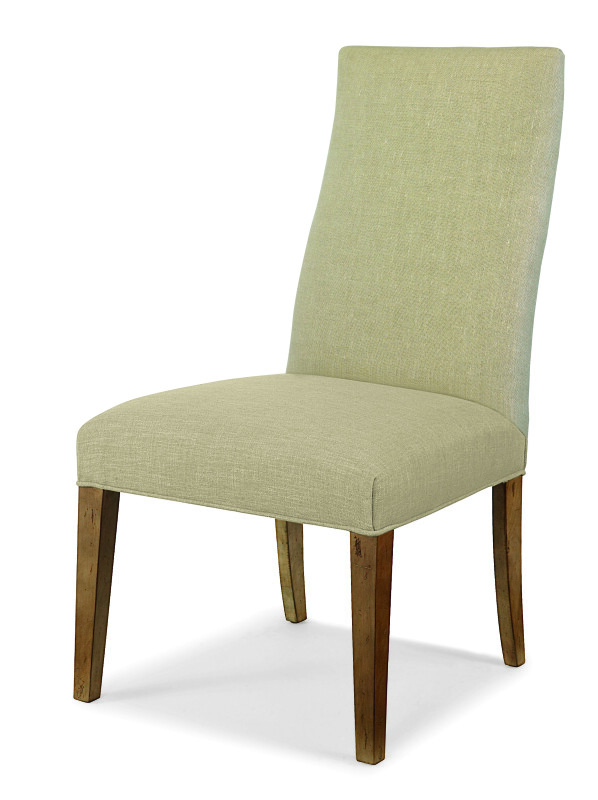 3373-1 - Chandler Curved Back- Exposed Wood W/Straight Top