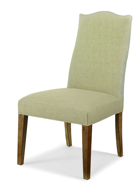 3373-3 - Chandler Curved Back-Exposed Wood W/Camelback Top