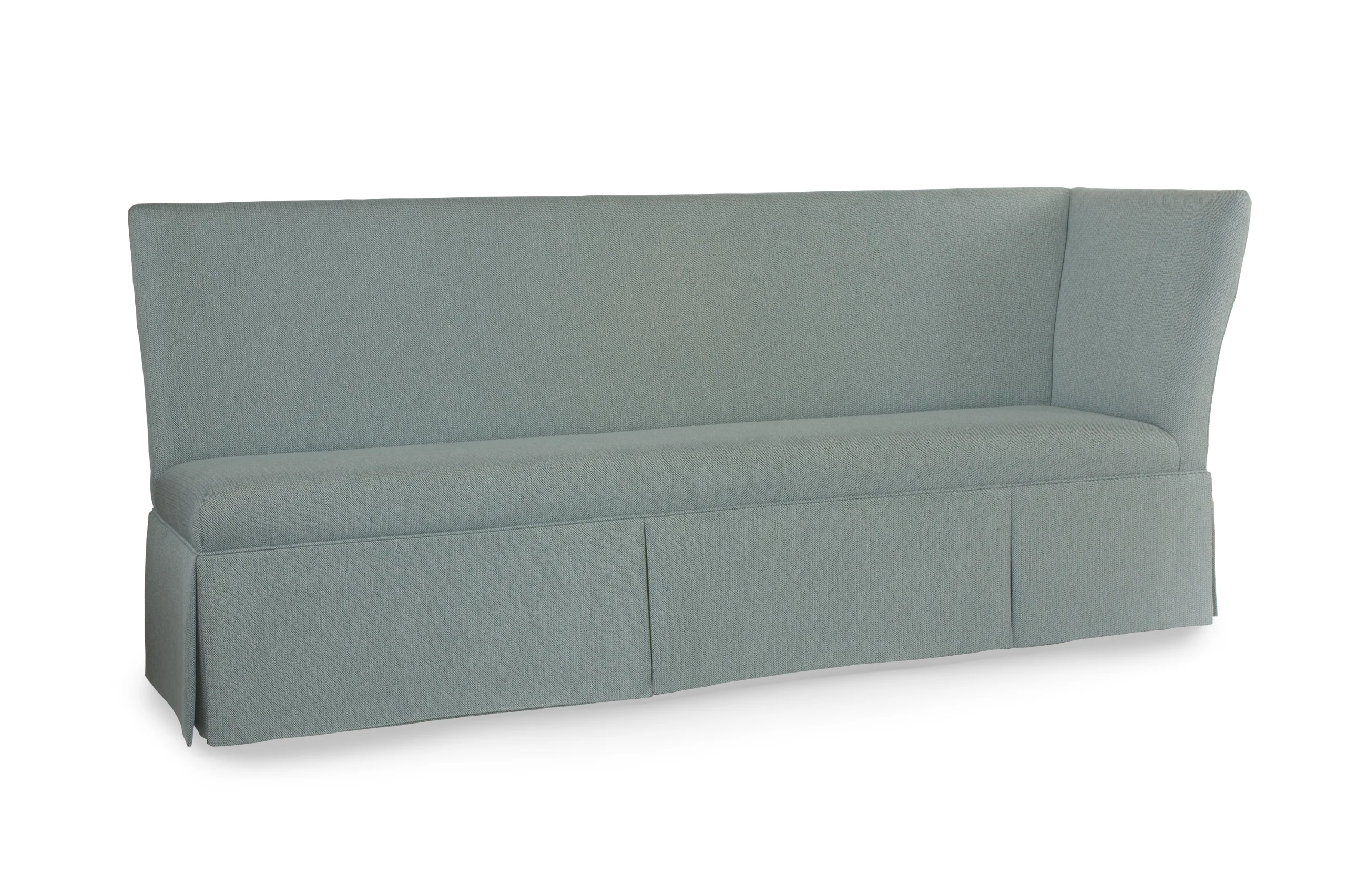 3382-3-SK - Layla 66" To 80" Skirted Raf Corner Banquette