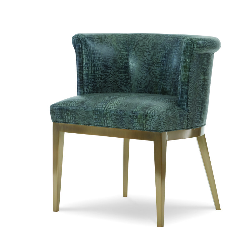 3390A2-103269333 3390A-2 - Camille Brass Arm Chair - Image 1