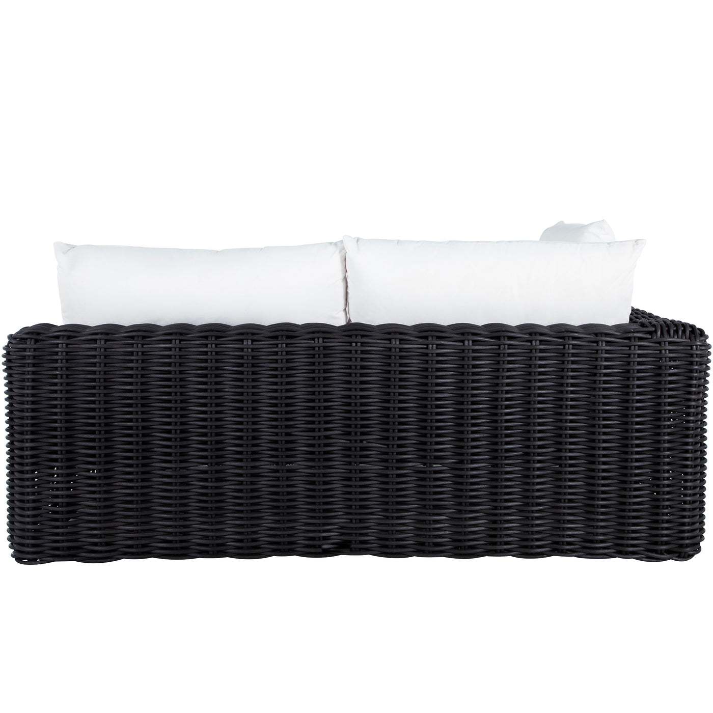 Montecito N-dura Resin Wicker Outdoor Left Arm Facing Loveseat Sectional