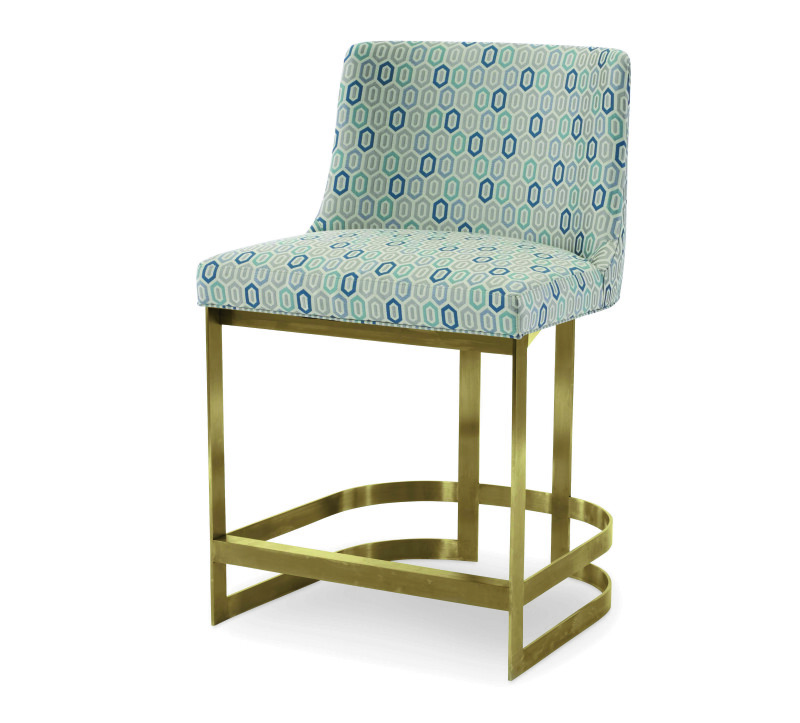 3392C-2 - Copenhagen Brass Counter Stool