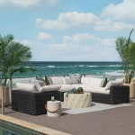 Montecito N-dura Resin Wicker Outdoor Lounge Chair - Image 7