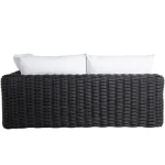 Montecito N-dura Resin Wicker Outdoor Right Arm Facing Loveseat Sectional
