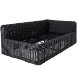 Montecito N-dura Resin Wicker Outdoor Right Arm Facing Loveseat Sectional - Image 7