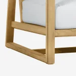 Avondale N-dura Wood Outdoor Lounge Chair - Image 15