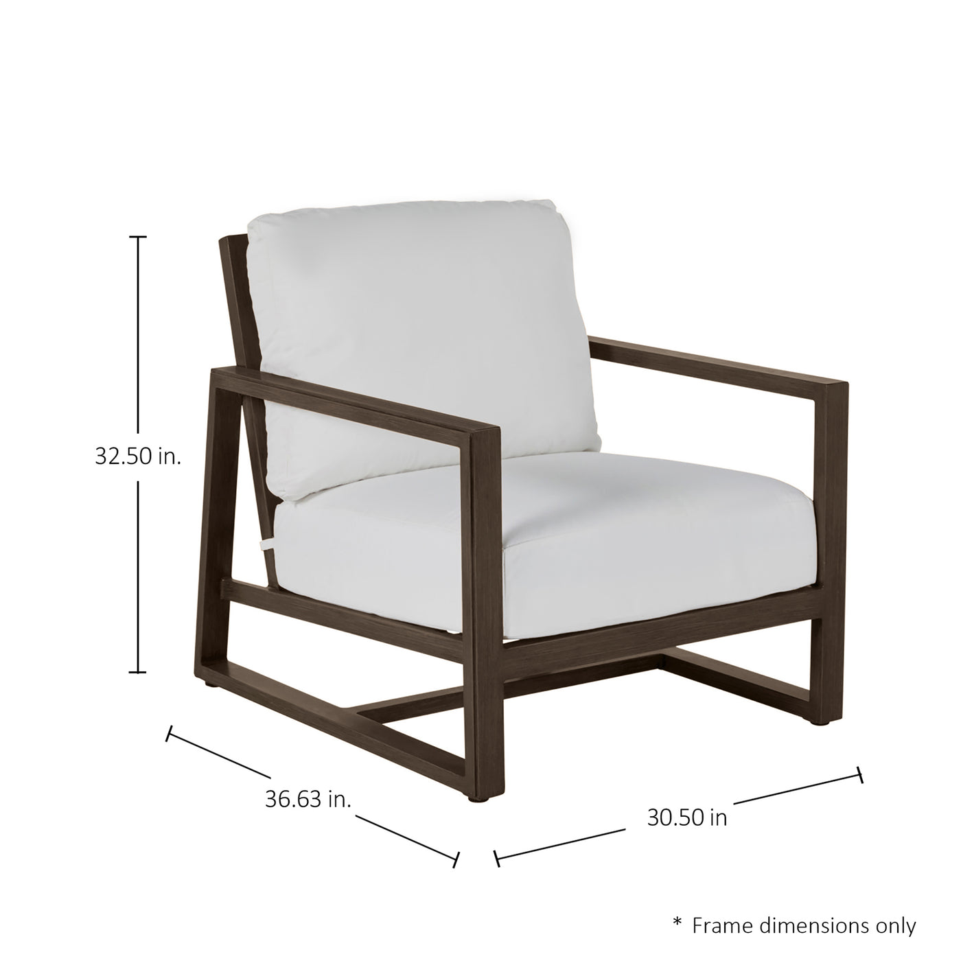 Avondale Wrought Aluminum Outdoor Lounge Chair