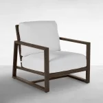 Avondale Wrought Aluminum Outdoor Lounge Chair - Image 3