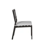 Avondale Wrought Aluminum Outdoor Side Chair - Image 5