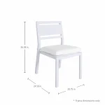 Avondale Wrought Aluminum Outdoor Side Chair - Image 4