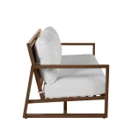 Avondale Wrought Aluminum Outdoor Loveseat - Image 16