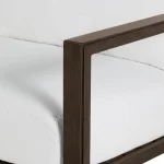 Avondale Wrought Aluminum Outdoor Loveseat - Image 11