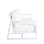 Avondale Wrought Aluminum Outdoor Loveseat - Image 7