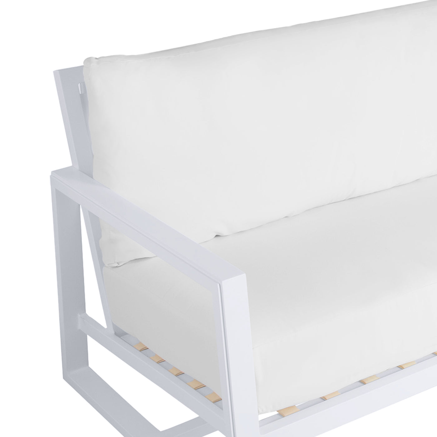 Avondale Wrought Aluminum Outdoor Sofa Sleek Design