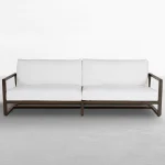 Avondale Wrought Aluminum Outdoor Sofa Sleek Design - Image 13