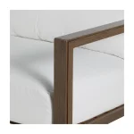 Avondale Wrought Aluminum Outdoor Sofa Sleek Design - Image 21