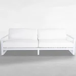 Avondale Wrought Aluminum Outdoor Sofa Sleek Design - Image 19