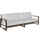 Avondale Wrought Aluminum Outdoor Sofa Sleek Design - Image 18