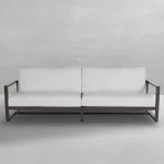 Avondale Wrought Aluminum Outdoor Sofa Sleek Design - Image 12