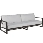 Avondale Wrought Aluminum Outdoor Sofa Sleek Design - Image 3