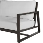 Avondale Wrought Aluminum Outdoor Sofa Sleek Design - Image 11